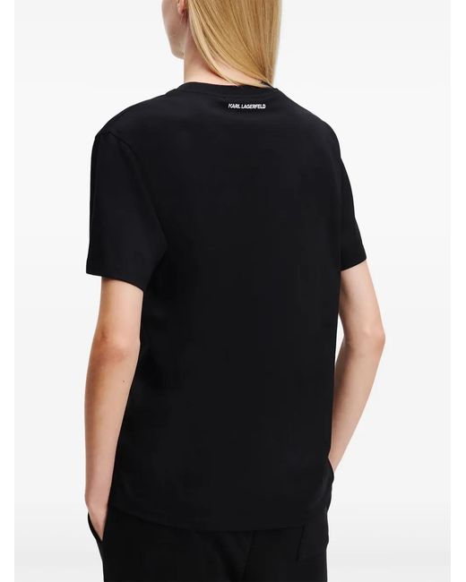 Karl Lagerfeld Black Mc Peakaboo Karlito T-Shirt