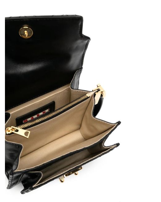 Marni Black Mini Trunk Shoulder Bag