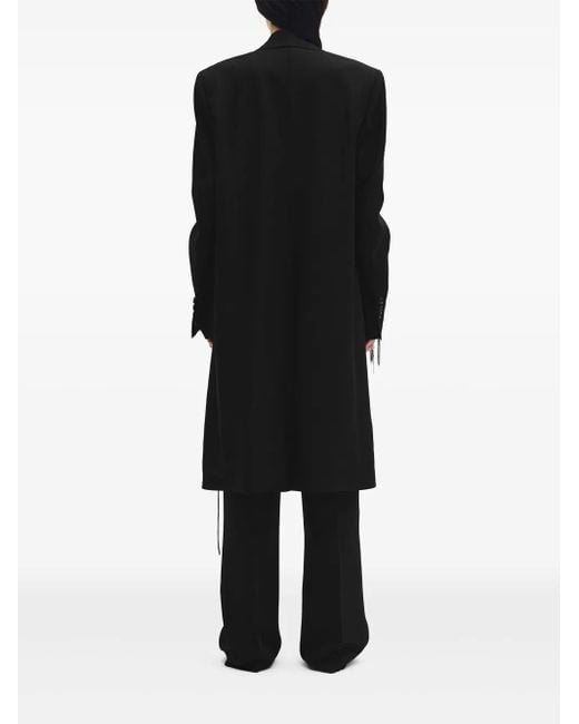Ann Demeulemeester シングルコート Black