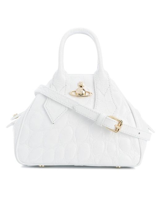 Vivienne Westwood Small Yasmine Handbag in White | Lyst Canada