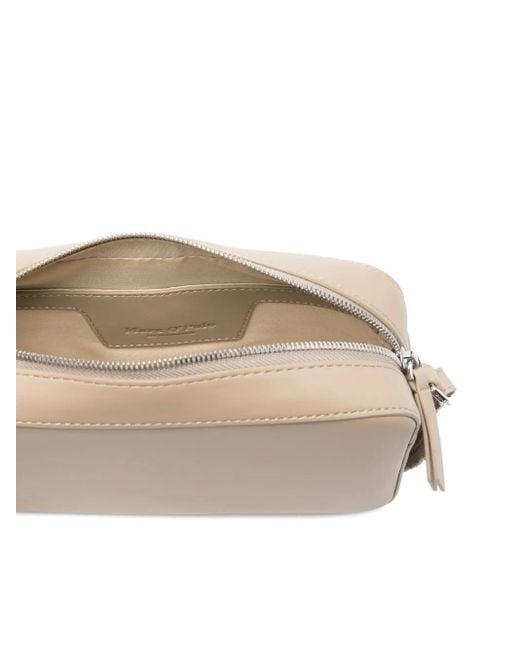 Marc O' Polo Natural Small Embossed-logo Crossbody Bag