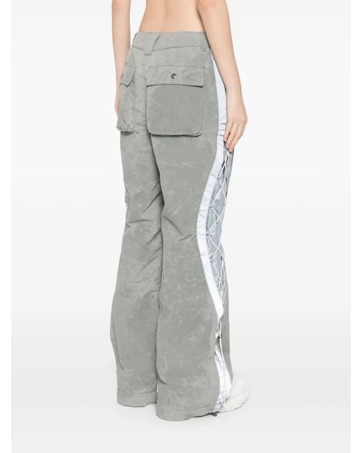 ANDERSSON BELL レースアップ ワイドパンツ Gray