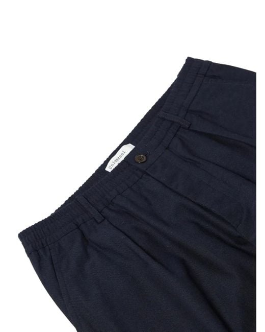Pantaloni Con Vita Elasticizzata di Universal Works in Blue da Uomo