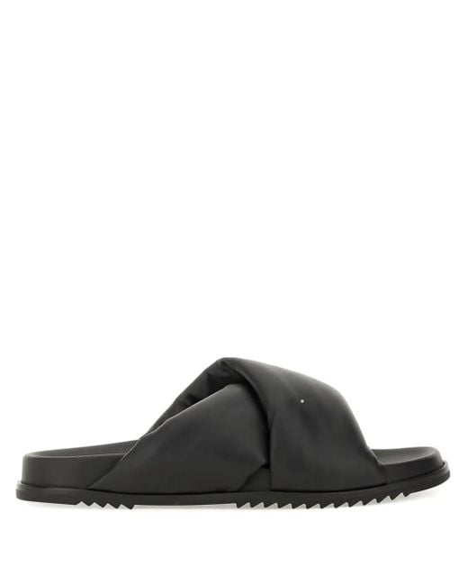 メンズ Rick Owens パデッドサンダル Black