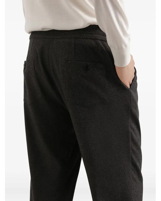 Dolce & Gabbana Black Drawstring Track Pants for men
