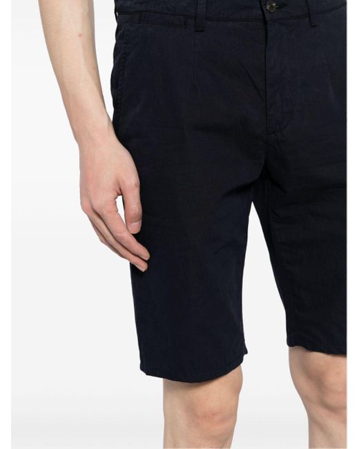 Dolce & Gabbana Blue Cotton Chino Shorts for men