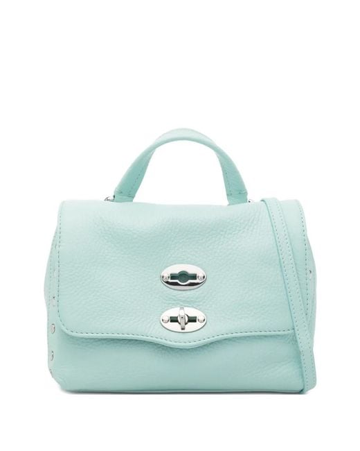 Zanellato Blue Baby Postina Daily Studded-Embellishment Tote Bag