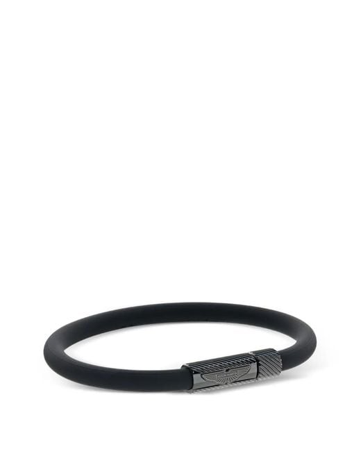 Aston Martin Watches White Logo-Engraved Bracelet for men