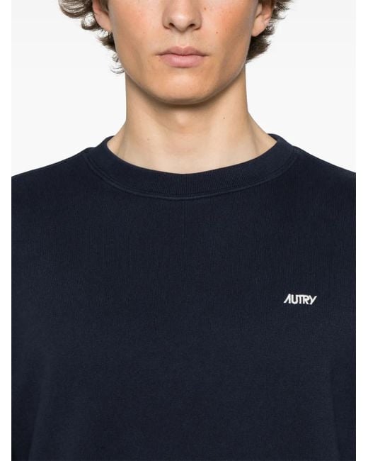 Autry Katoenen Sweater in het Blue voor heren