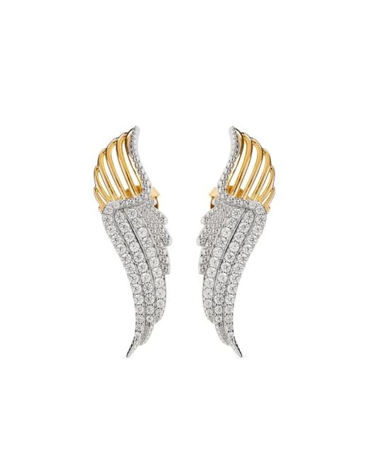 Zadig & Voltaire Metallic Wing-Motif Earrings