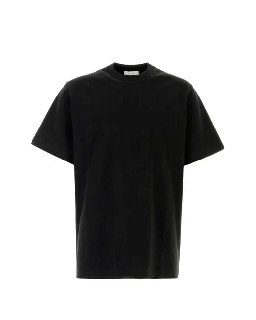 The Row Black Crew-Neck Short-Sleeve T-Shirt for men
