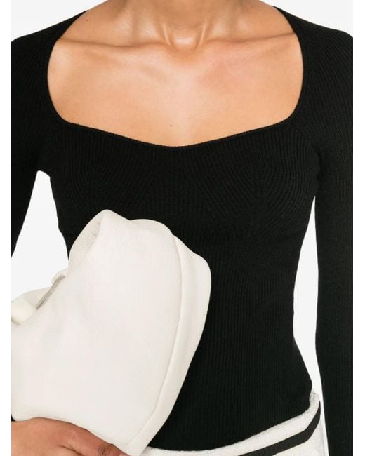 Maje Black Klassischer Pullover