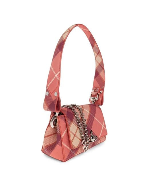 Vivienne Westwood Pink Small Hazel Shoulder Bag