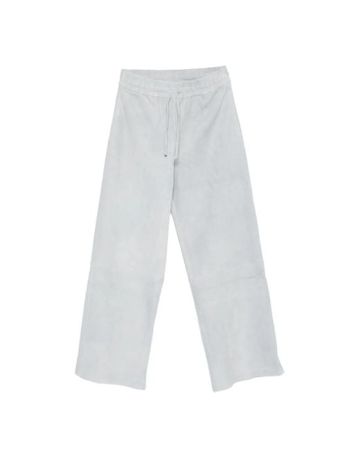 Arma White Drawstring Trousers