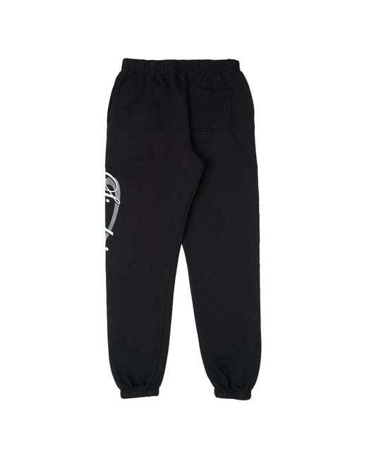 Sinclair Black Pantalon De Jogging À Logo Imprimé for men
