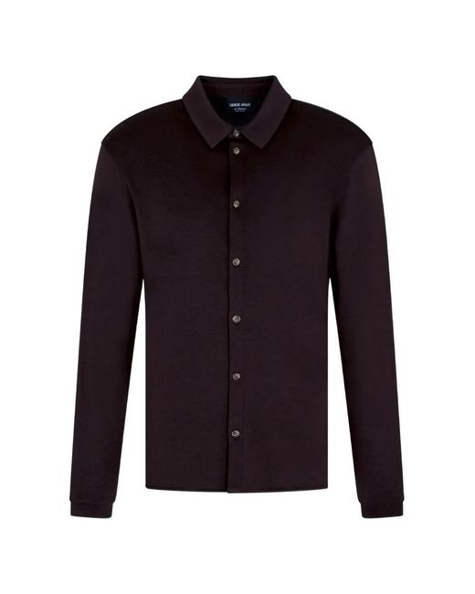 Giorgio Armani Blue Button-Down Shirt for men
