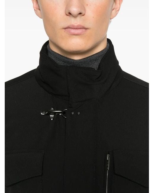 Veste Zippée Texturée Fay pour homme en coloris Black