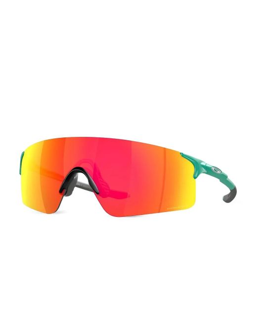 Occhiali Da Sole A Mascherina di Oakley in Red da Uomo