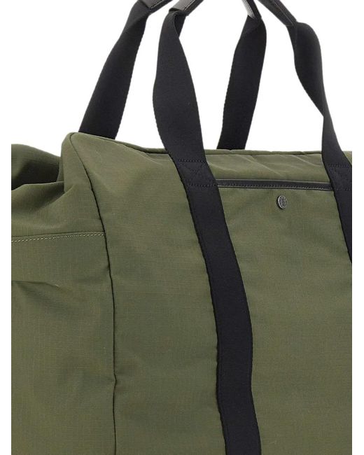 Gianni Chiarini Green Oslo Leather-Trim Tote Bag for men