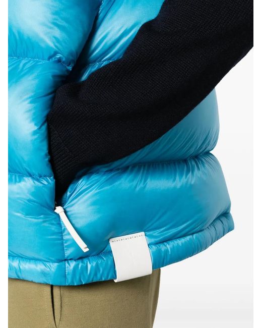 Jil Sander Blue Quilted Vest - Men's - Polyamide/feather Down/polyester for men