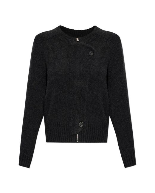 Isabel Marant Black Murielle Zip-Up Cardigan