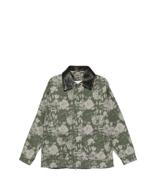 Halfboy Green Floral Parka