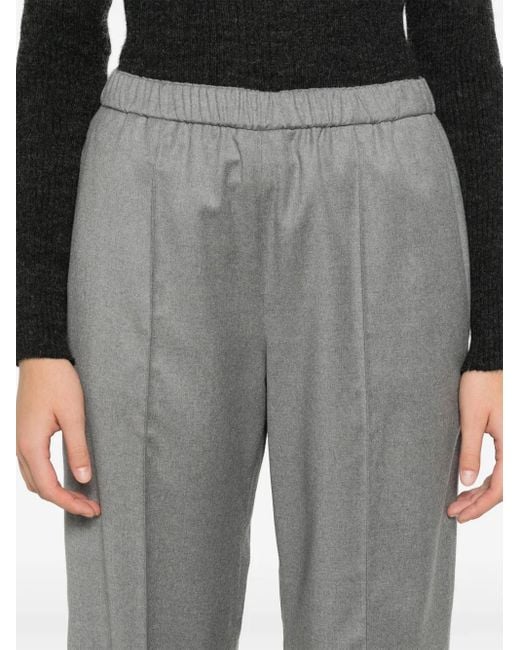 Fabiana Filippi Gray Flannel Track Pants