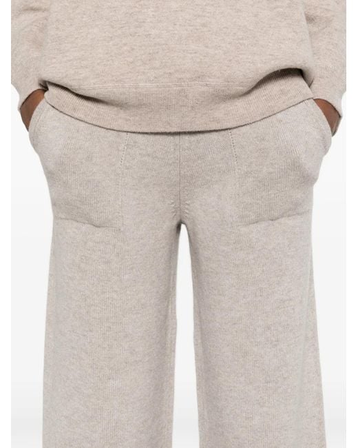 Max Mara White Wool And Cashmere Trousers