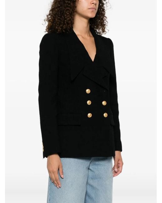 Chloé Black Double-Breasted Blazer