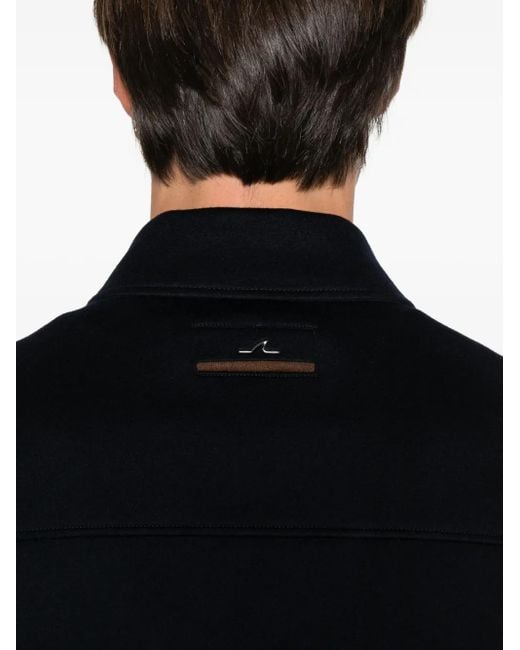 Paul & Shark Black Cashmere Jacket for men