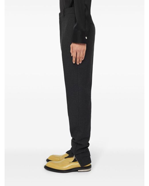 Jil Sander Gray Tapered-Leg Trousers for men