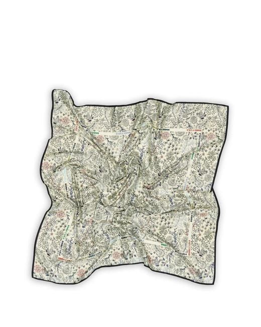 Bimba Y Lola Metallic Patterned Scarf