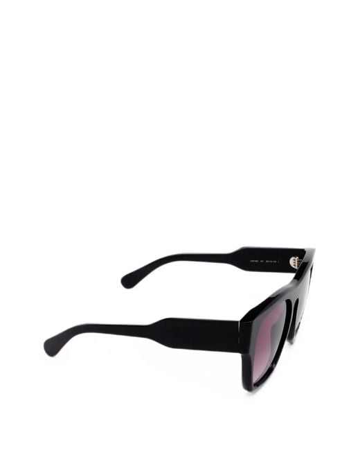 Chloé Purple Square-Frame Sunglasses