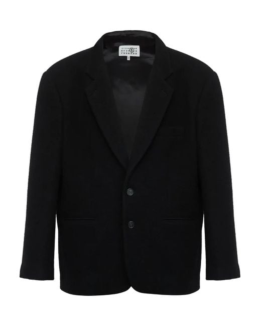 MM6 by Maison Martin Margiela シングルジャケット Black