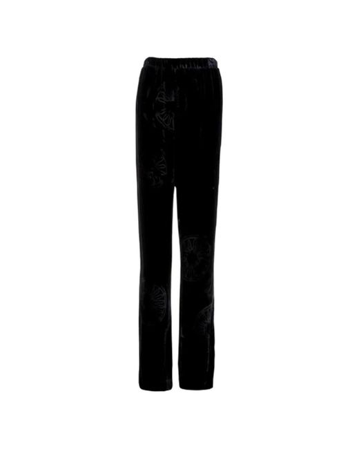 Themis Z Black Kyma Pattern Trousers