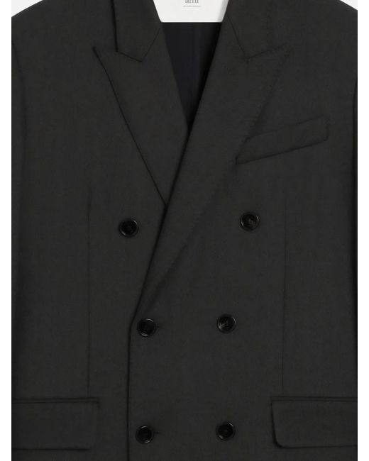 AMI Black Coat for men