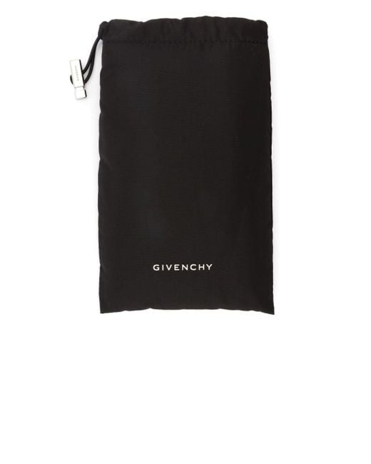 メンズ Givenchy 4gモチーフ スクエアフレーム サングラス Gray