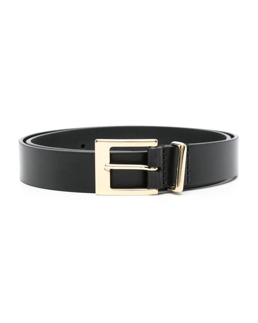 Isabel Marant Black Ilirya Leather Belt