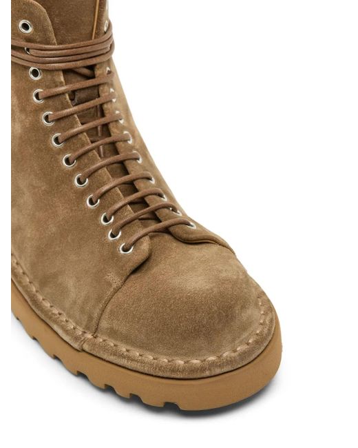 Marsèll Brown Pallottola Suede Ankle Boots