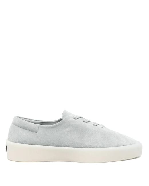 Fear Of God White 101 Suede Sneakers