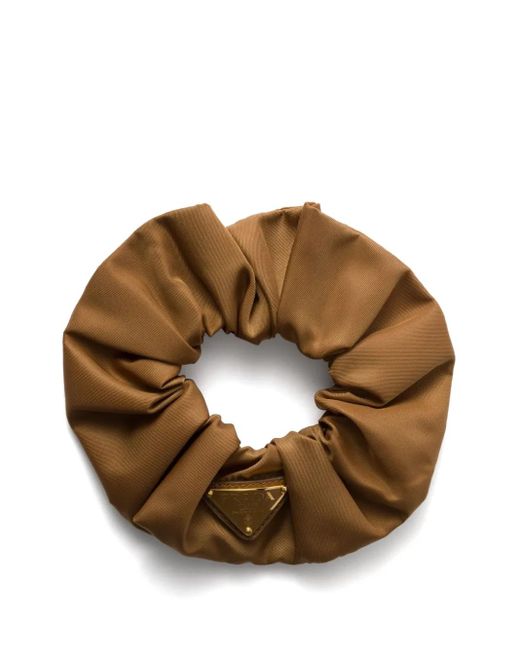 Prada Brown Re-Nylon Scrunchie