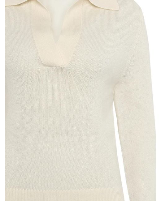 EMERSON RENALDI White Collared Sweater