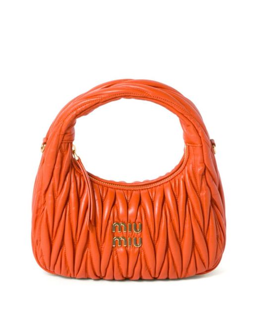 Miu Miu Orange Wander Handtasche