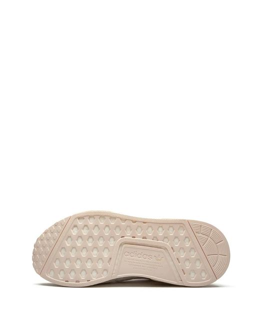 Adidas White Nmd_R1 Low-Top Sneakers
