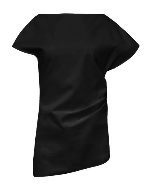 J.W. Anderson ドレープ ブラウス Black