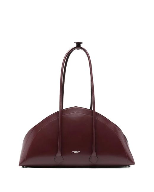 FEDERICO CINA Purple Curved Shoulder Bag
