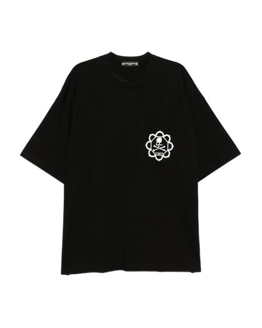 MASTERMIND WORLD Black T-Shirt À Imprimé Graphique for men