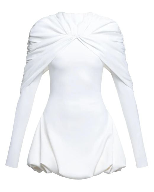 Chats by C.Dam White Aether Skirt Set