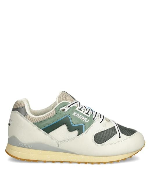 Karhu Green Synchron Panelled Sneakers for men