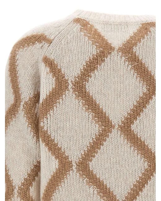 Hemisphere Natural Cable-Knit Sweater